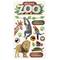 12 Pack: At the Zoo Dimensional Stickers by Recollections™